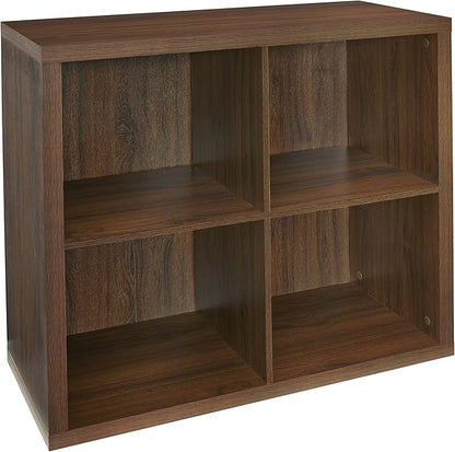 ClosetMaid 4-Cube Decorative Storage Cube Storage Organizer, Dark Chestnut by Unknown
