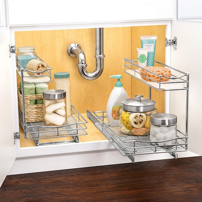 LYNK PROFESSIONAL® Pull Out Under Sink Kitchen Cabinet Organizer - Image 7