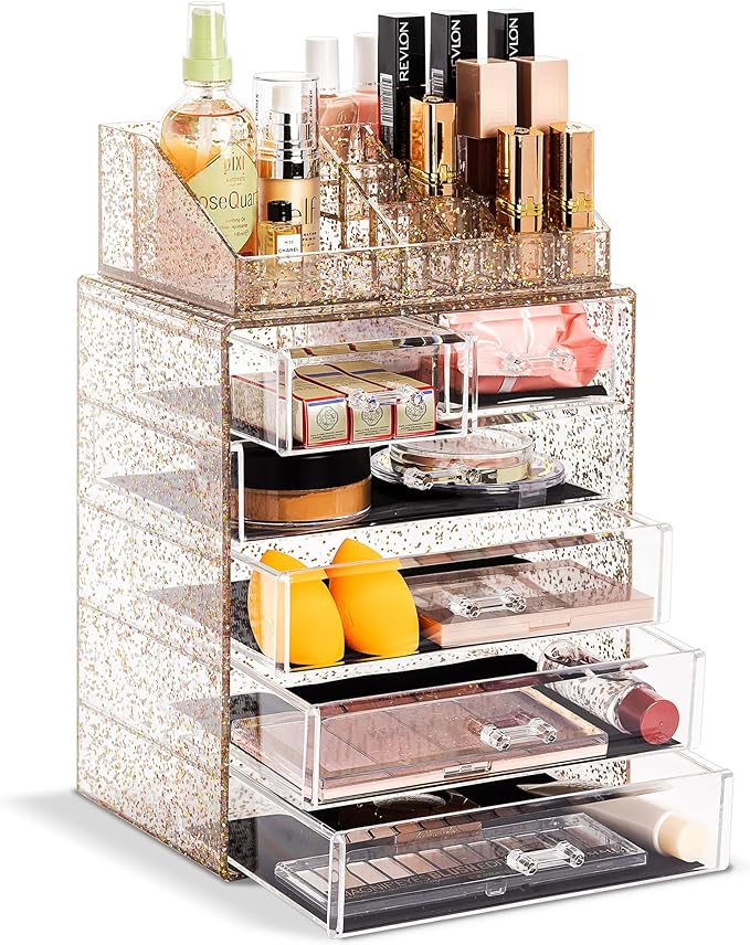 Sorbus Clear Cosmetic Makeup Organizer by Sorbus