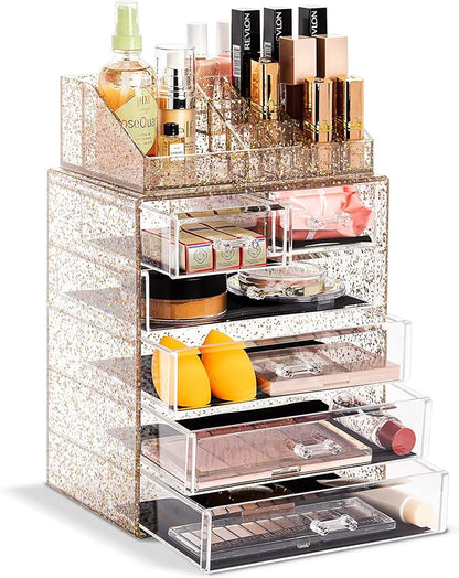 Sorbus Clear Cosmetic Makeup Organizer by Sorbus