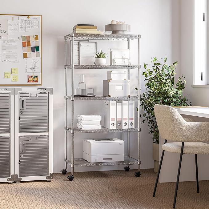5-Tier Steel Wire Shelving - Image 6