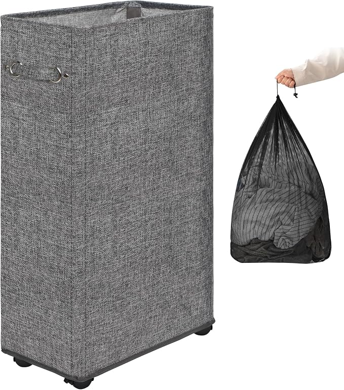 DOKEHOM 29-Inches Enlarged Slim Laundry Basket by DOKEHOM