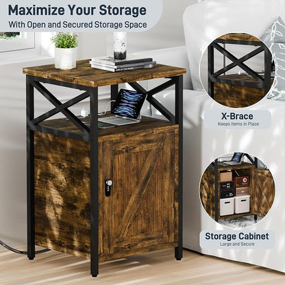 Wooden Nightstands Set of 2 - Image 8