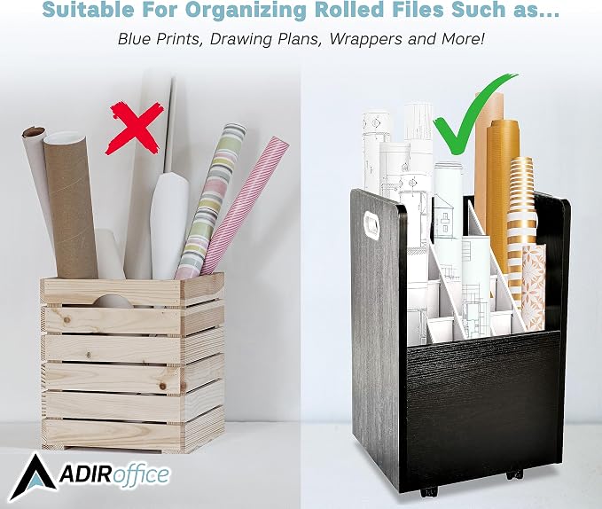 AdirOffice Adir Blue Print Storage Organizer - Image 6