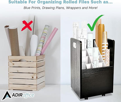 AdirOffice Adir Blue Print Storage Organizer - Image 6