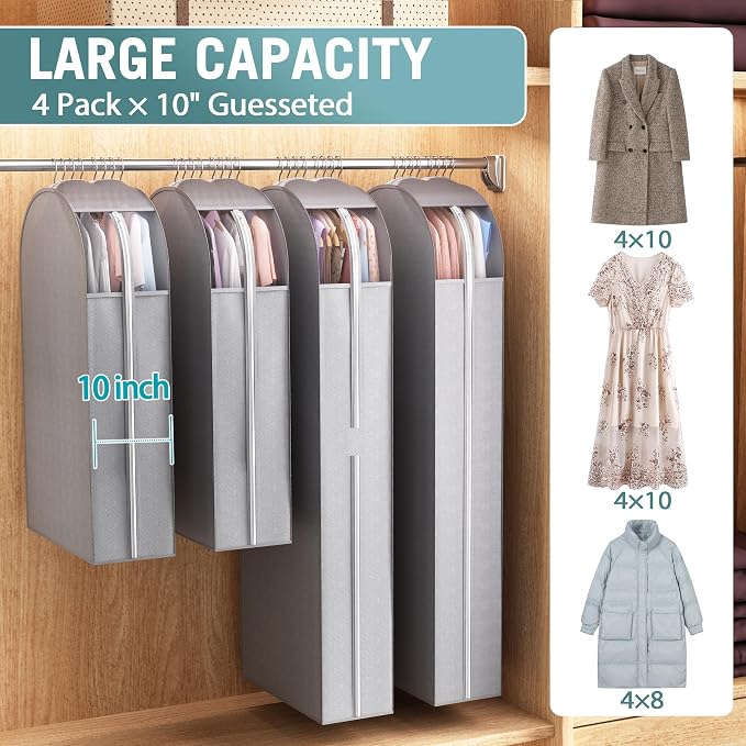 Liuoud 10" Gusseted Garment Bags - Image 3