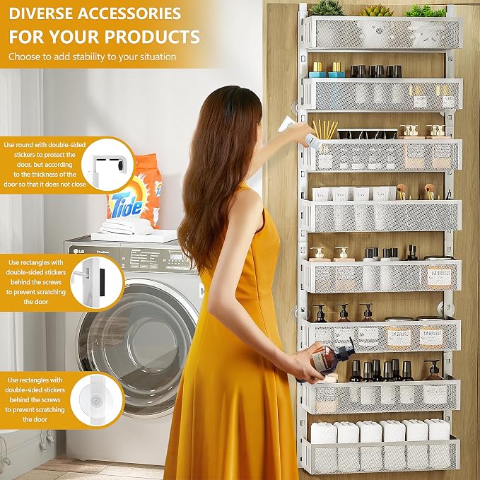 8-Tier Over The Door Pantry Organizer - Image 4