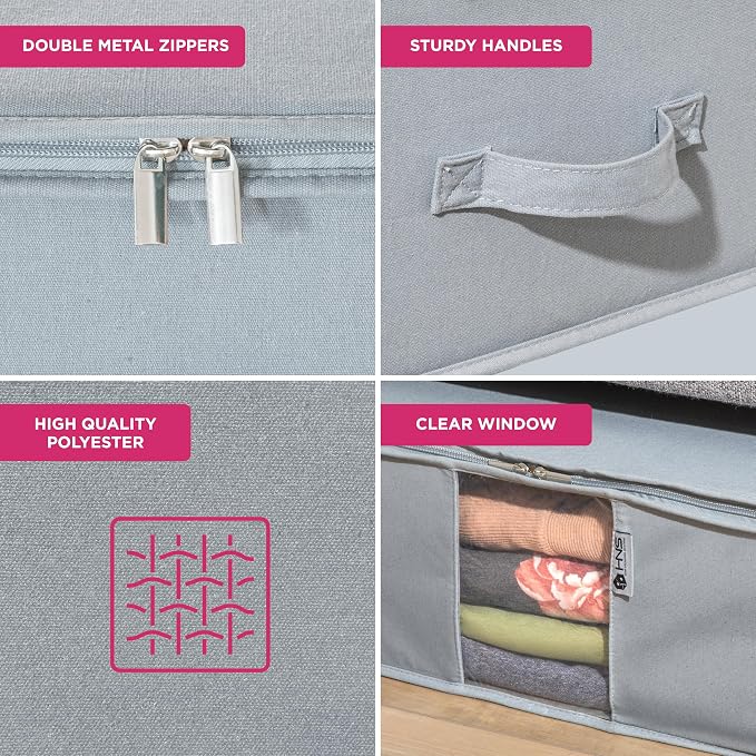 Cedar Clothes Storage Bag Organizer – Protects from Moths, Dirt & Dust – Set of - Image 4