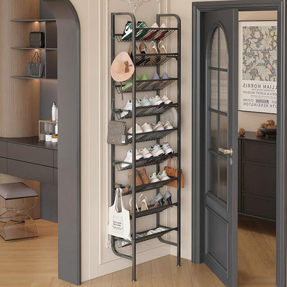 UMDONX 9 Layer Shoe Rack for 18 Pairs Shoes, Freestanding Shoe Organizer by UMDONXBuyNow