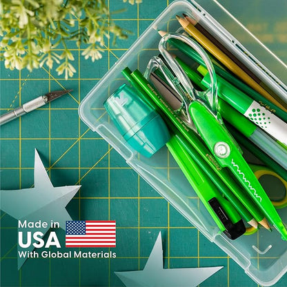 IRIS USA Pencil Case Boxes, |Made in USA|, Plastic Bead Organizing Containers - Image 4