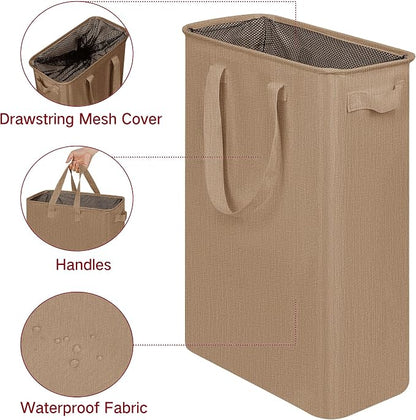 efluky Slim Laundry Basket, Narrow Laundry Hamper - Image 3