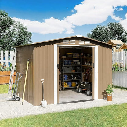 Gotland 8FT x 6FT Sheds & Outdoor Storage, Metal Shed by Gotland
