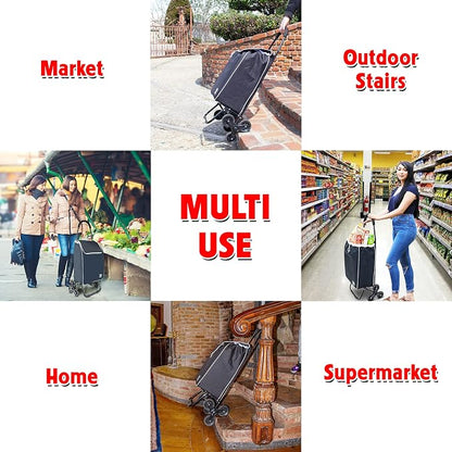 dbest Products Trolley Dolly Sport Stair Climber – Foldable Grocery Cart on - Image 6