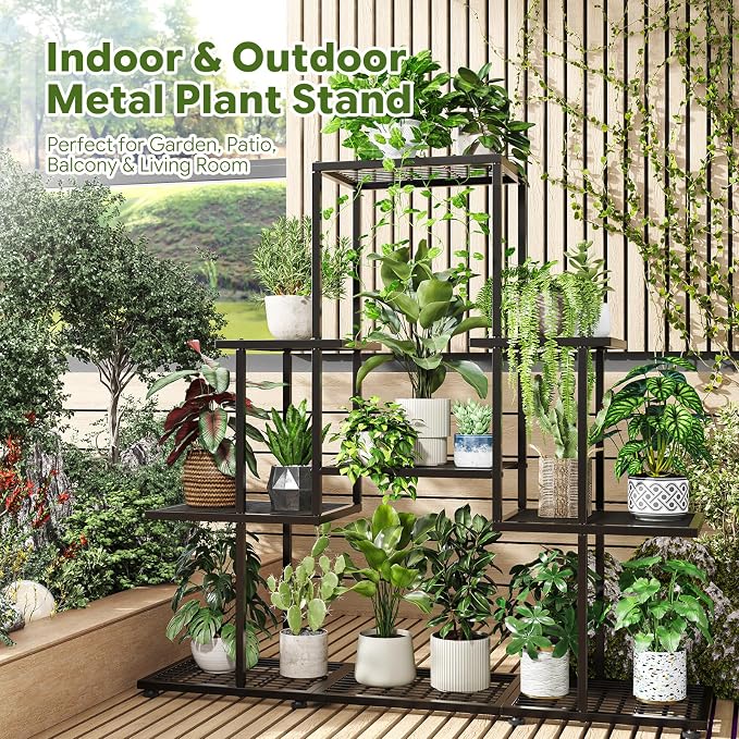 Ekisemio 5 Tier Metal Plant Stand - Image 5