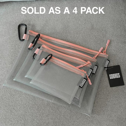 GOBAGS Air Production Multi‑Size Clear Zipper Pouch – Cable Organizer & Travel - Image 9
