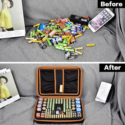 Comecase Battery Organizer Storage Box, Carrying Case Bag Holder - Image 6