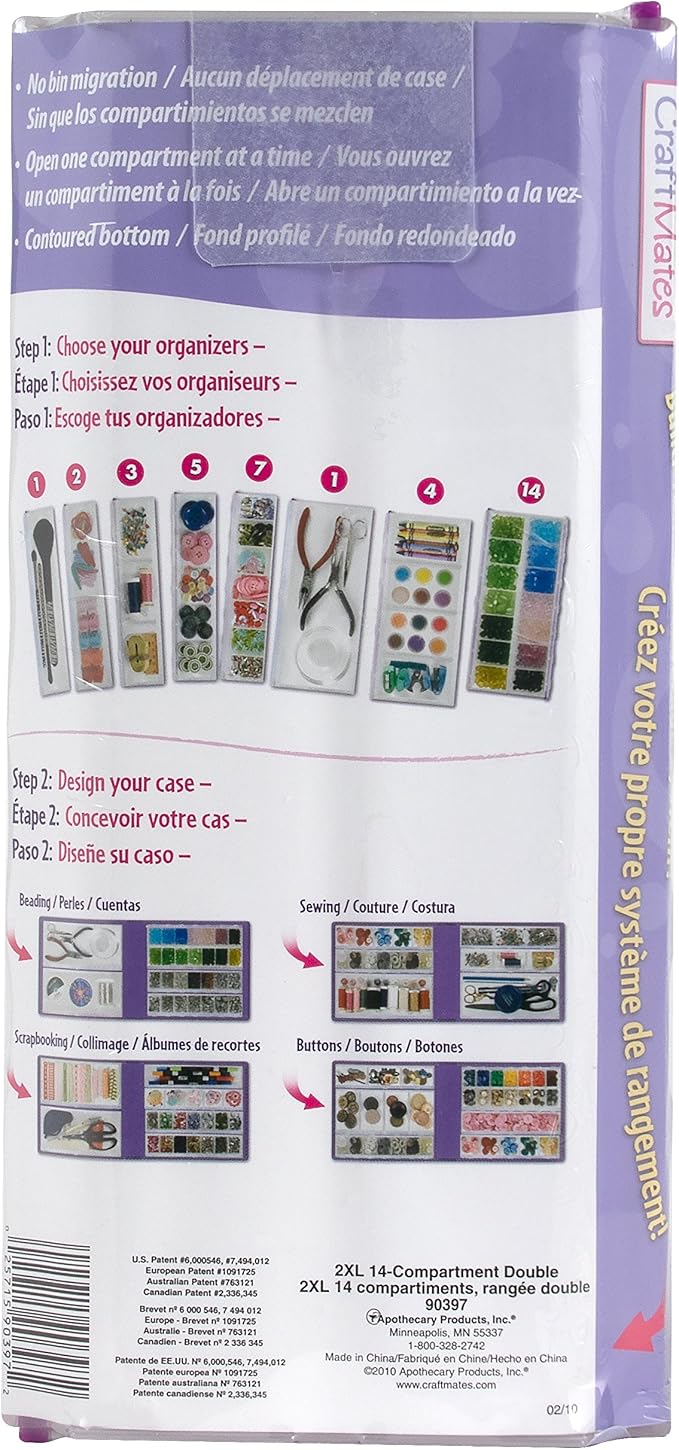 Craft Mates Bead Organizer and Plastic Storage Containers - Image 4