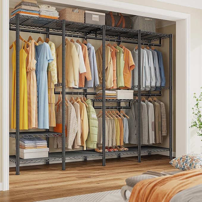 Raybee Clothes Rack Heavy Duty 1100 LBS Capacity Clothing Racks - Image 4