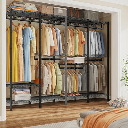 Raybee Clothes Rack Heavy Duty 1100 LBS Capacity Clothing Racks - Image 4
