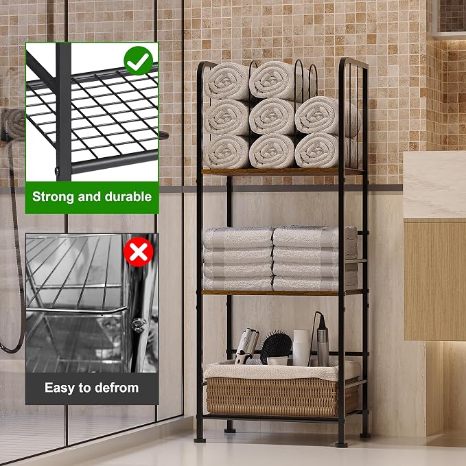 3-Tier Freestanding Towel Racks - Image 4