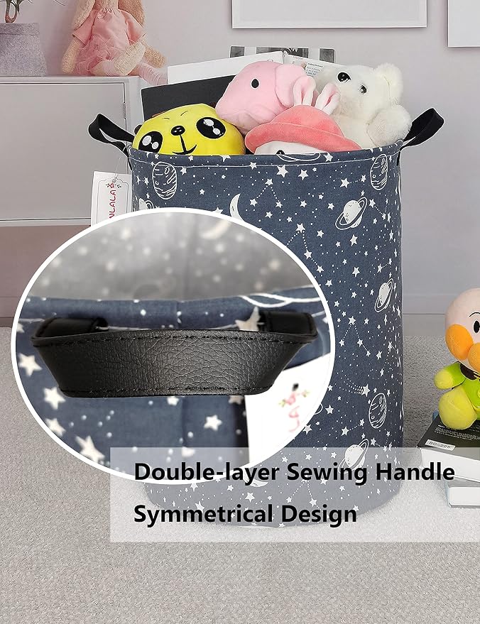 QUEENLALA Large Storage Basket, Laundry Hamper/Bathroom/Home Decor/Collapsible - Image 6