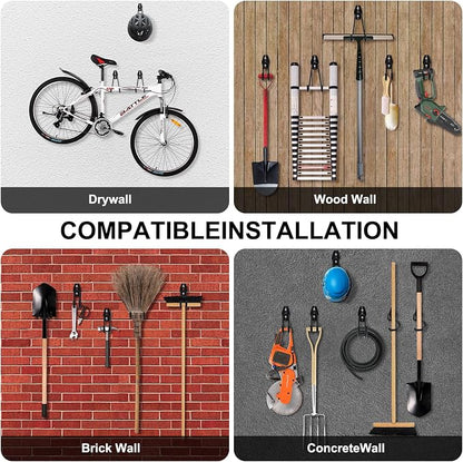 32 Pack Garage Hooks Heavy Duty, Utility Steel Garage Storage Hooks, Wall Mount - Image 4