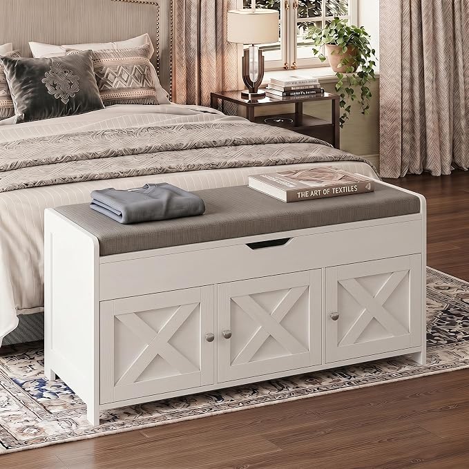 Marsail Shoe Storage Bench - Image 7