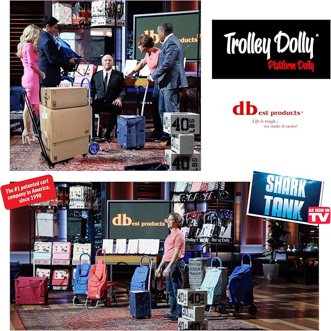 dbest Products Trolley Dolly Platform Cart 6-Wheel Handtruck - Image 5