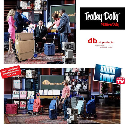 dbest Products Trolley Dolly Platform Cart 6-Wheel Handtruck - Image 5