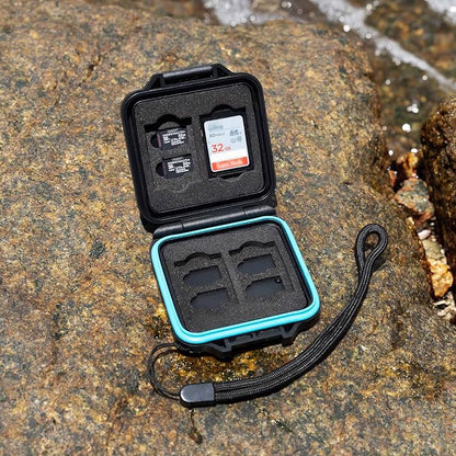 JJC 12 Slots Portable SD Micro SD Memory Card Case, Water-Resistant and - Image 8