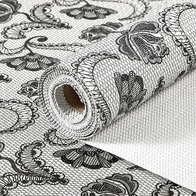 Drawer and Shelf Liner, Non-Slip Kitchen Cabinet Liners Non-Adhesive Thick by ALIUNI