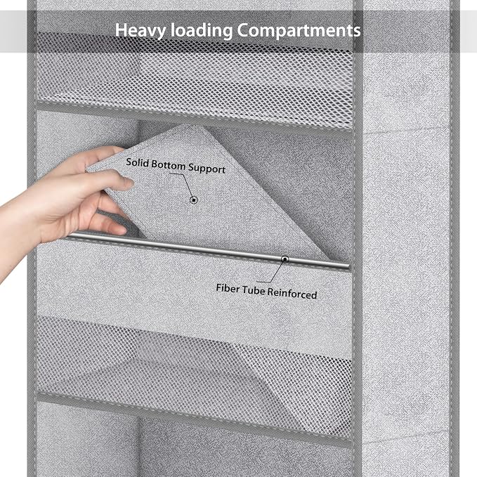 Univivi 5-Shelf Door Storage Over Door Hanging Organizer - Image 5