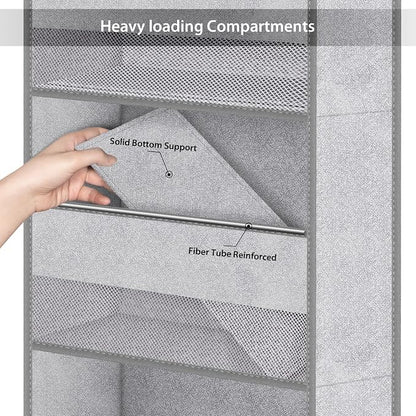 Univivi 5-Shelf Door Storage Over Door Hanging Organizer - Image 5