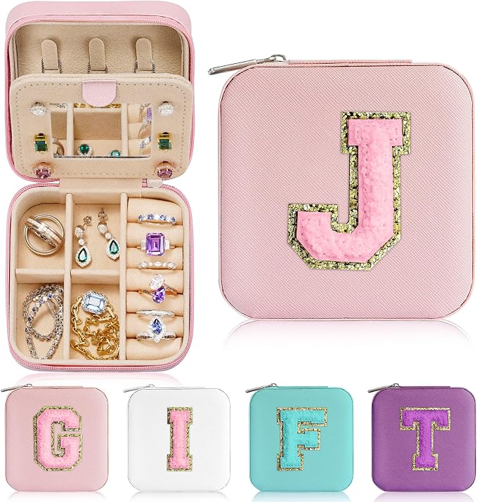 Parima Travel Jewelry Box for Girls Women, Jewelry Organizer Box | Personalized by PARIMA