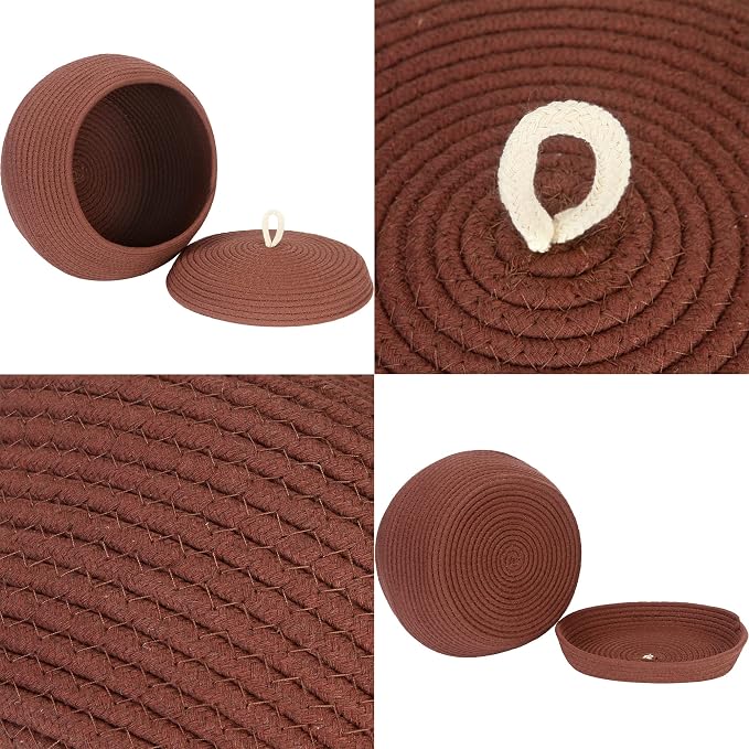 Sea Team Round Cotton Rope Storage Basket - Image 5