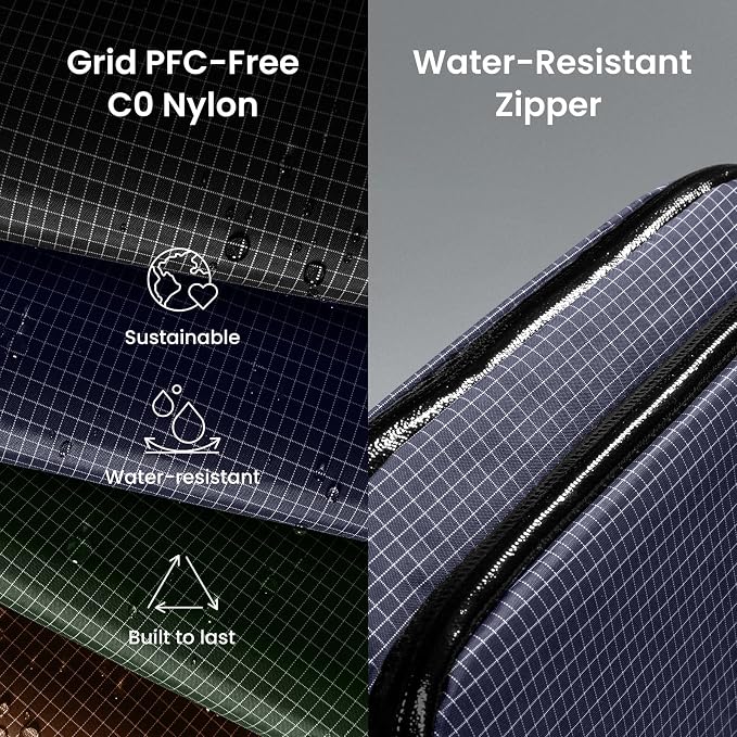tomtoc Electronic Organizer Travel Case Performance, Water Resistant Dual - Image 2