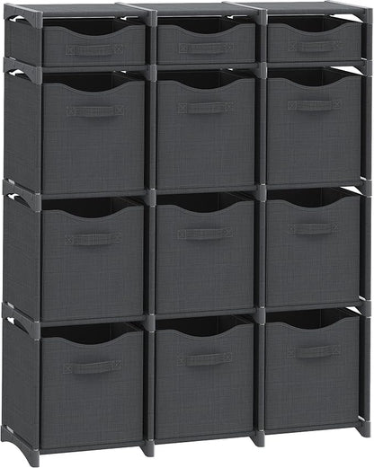 12 Cube Closet Organizers And Storage | Includes All Storage Cube Bins | Easy by Neaterize