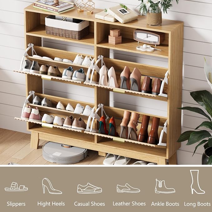 HUANLEGO Shoe Cabinet Storage for Entryway - Image 3
