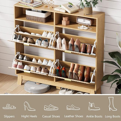 HUANLEGO Shoe Cabinet Storage for Entryway - Image 3