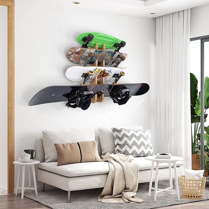 COR Surf Skateboard & Snowboard Wall Mount Display - Image 2