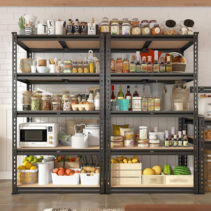 REIBII Storage Shelves 1600LBS Garage Shelving Heavy Duty Metal Shelving 5 Tier - Image 2