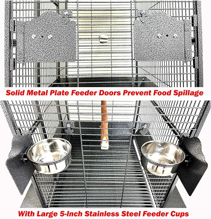 Extra Large Elegant and Durable Wrought Iron Climbing Ladder Perch Stand Play - Image 5