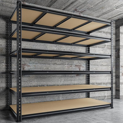 83.8"H Garage Shelving 59.8"W Metal Shelving 3000LBS Storage Shelves Heavy Duty - Image 9