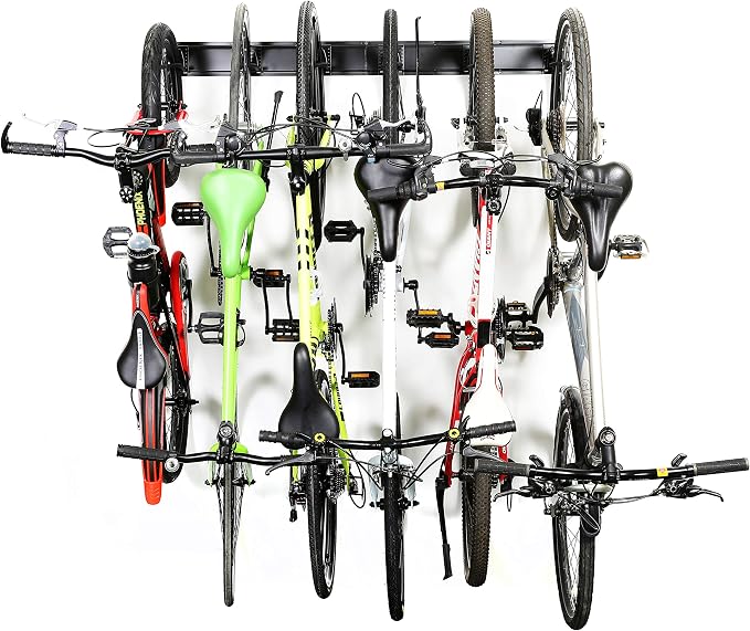 Ultrawall Stainless Steel Bike Storage Rack, 6 Bike Storage Hanger Wall Mount - Image 7