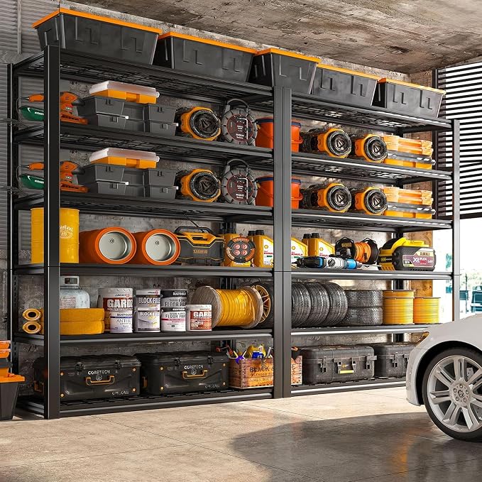 REIBII 3500LBS Garage Shelving, Adjustable Storage Shelves Heavy Duty, 6 Tier - Image 6