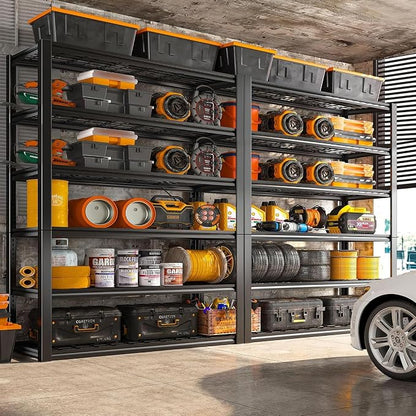 REIBII 3500LBS Garage Shelving, Adjustable Storage Shelves Heavy Duty, 6 Tier - Image 6