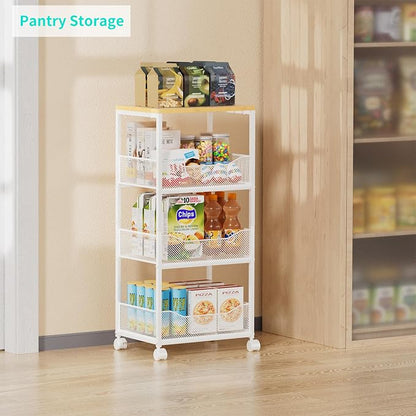 HapiRm Fruit Basket Kitchen Cart - Image 8