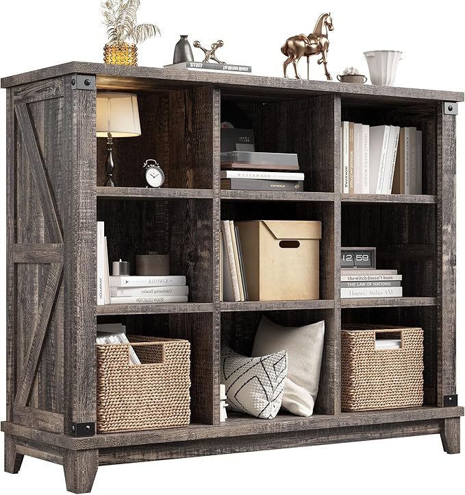 EnHomee 9 Cube Storage Organizer and Shelves, Cubby Storage Organizer, by EnHomee