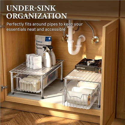 Simple Houseware Stackable Basket Drawer - Image 6