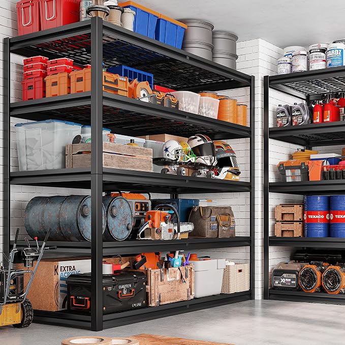 REIBII 78" H Garage Shelving, 5 Tier Storage Shelves Heavy Duty, 3000LBS - Image 5